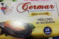 Cantidad de azúcar en Mejillones en escabeche