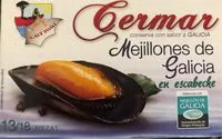Cantidad de azúcar en Mejillones de Galicia en escabeche