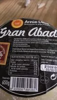 Cantidad de azúcar en Queso Arzua-Ulloa