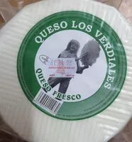 Azúcar y nutrientes en Queso los verdiales