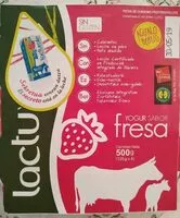 Quantité de sucre dans Lactuyogur sabor fresa