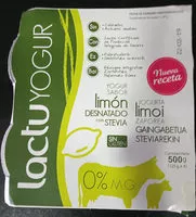 Quantité de sucre dans Yogur sabor limón