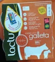 Quantité de sucre dans Yogur sabor galleta