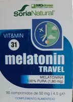 Jumlah gula yang masuk Melatonin travel