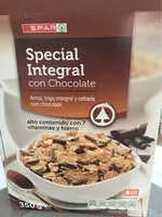 Sucre et nutriments contenus dans Special integral