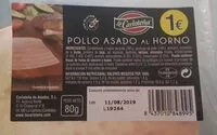 Amount of sugar in Pollo asado al horno