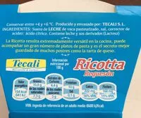 Azúcar y nutrientes en Tecali