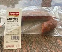 Cantidad de azúcar en Chorizo iberico extra