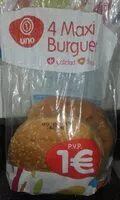 Zuckermenge drin 4 Maxi Burguer