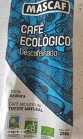 Amount of sugar in Café ecológico