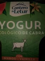 Sokerin määrä sisällä Yogur ecológico de cabra con mango y vainilla