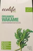 Amount of sugar in Algue Wakame Ecologique