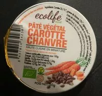 Sucre et nutriments contenus dans Ecolife