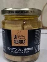 Amount of sugar in Bonito del norte en aceite de oliva