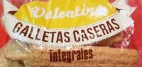 Suhkru kogus sees Galletas Caseras