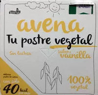 入っている砂糖の量 Postre de avena sabor vainilla