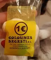 Azúcar y nutrientes en Golosinas sagasti