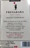 Azúcar y nutrientes en Fresaraba