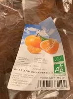 Sokerin määrä sisällä Bio mandarine feuille