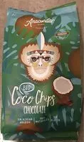 Suhkru kogus sees Bio Coco Chips Chocolate