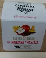 Quantité de sucre dans Rulito de queso con manzana y mostaza