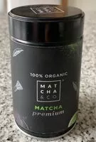 Suhkru kogus sees Matcha Premium