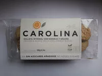 Cantidad de azúcar en Galleta integral con sésamo y naranja