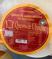 Azúcar y nutrientes en Quesos de ubrique