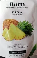 Zuckermenge drin Piña fresca deshidratada