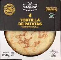 Cantidad de azúcar en Tortilla de patatas con huevo natural