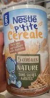 Quantité de sucre dans P'TITE CEREALE 5 Céréales - Boîte 415g - De 6 à 36 mois