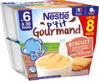 Quantité de sucre dans P'TIT GOURMAND Biscuit 8x100g