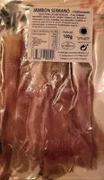 चीनी की मात्रा Jambon Serrano