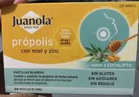 Количество сахара в Propólis con miel y zinc sabor eucalipto