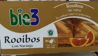 Cantidad de azúcar en Rooibos con naranja
