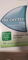 Azúcar y nutrientes en Nicorette