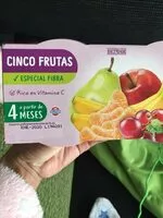 入っている砂糖の量 Cinco frutas