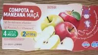 入っている砂糖の量 Compota de manzana