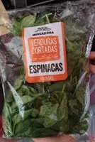 Quantité de sucre dans Espinacas Lavadas