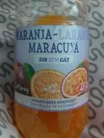 Sokerin määrä sisällä Zumo de naranja y maracuyá sin azúcares añadidos