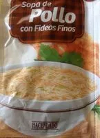 Sokerin määrä sisällä Sopa De Pollo Con Fideos Finos Deshidratada
