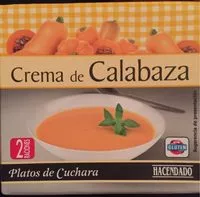Jumlah gula yang masuk Crema de calabaza