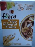 चीनी की मात्रा Copos de trigo integral con frutas