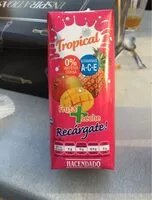 含糖量 Tropical fruta + leche