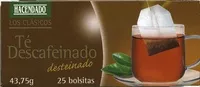 Quantité de sucre dans Te descafeinado