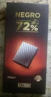 入っている砂糖の量 Chocolate negro 72%