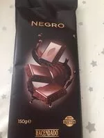 入っている砂糖の量 Chocolate negro
