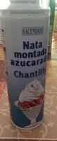 Zuckermenge drin Nata montada