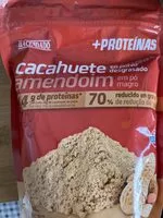 入っている砂糖の量 Cacahuete en polvo desgrasado