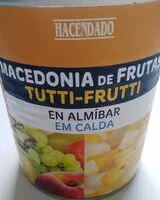 含糖量 Macedonia de frutas en almíbar